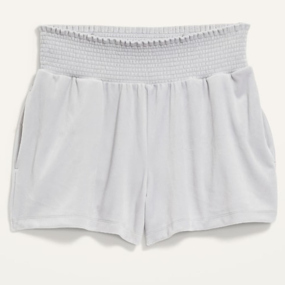 NWT High Waisted Luxe Velvet Boxer Shorts - Picture 1 of 3